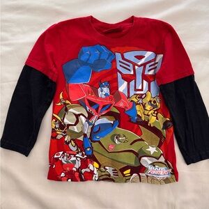 Transformers long sleeve vintage long sleeve tee 2008 no tags maybe 18-24 months
